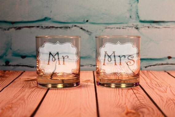 mr and mrs old fashion glasses