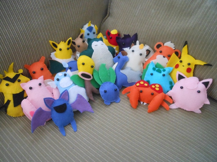 pokemon felt plush