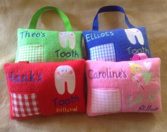 Boy or Girl Personalized Tooth Fairy Pillow