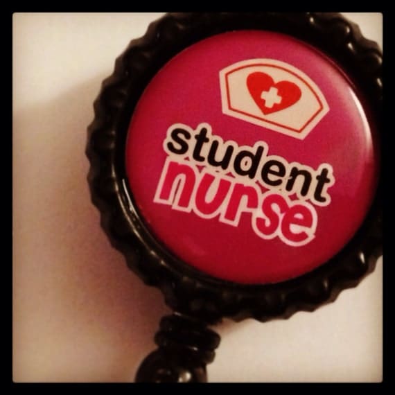 Nursing Student Badge Reel Accessory by 1KoolNurseKreations