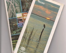 Two Texas Maps - Old Maps - 1991 an d 1992 Maps ...