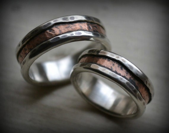 Copper wedding ring