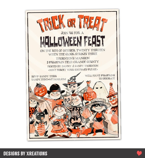 Trick Or Treat Invitation 7