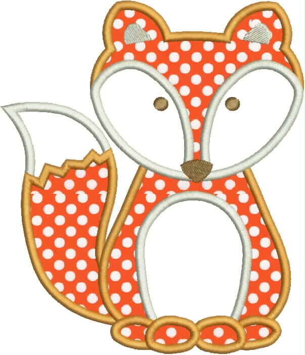 Fox Applique Design