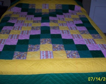 TWIN Quilt PATTERN PDF twin size bed quilt child girl