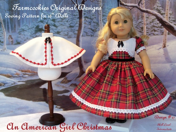 PRINTED Sewing Pattern / An American Girl Christmas / Historical patterns for American Girl Dolls