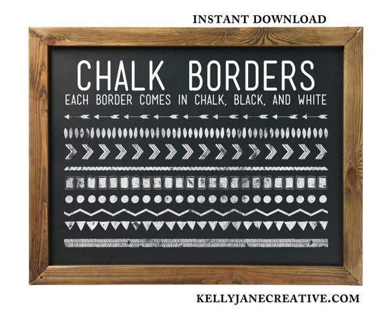 Tribal Arrow Clipart Borders Chalkboard Web Tile Blog