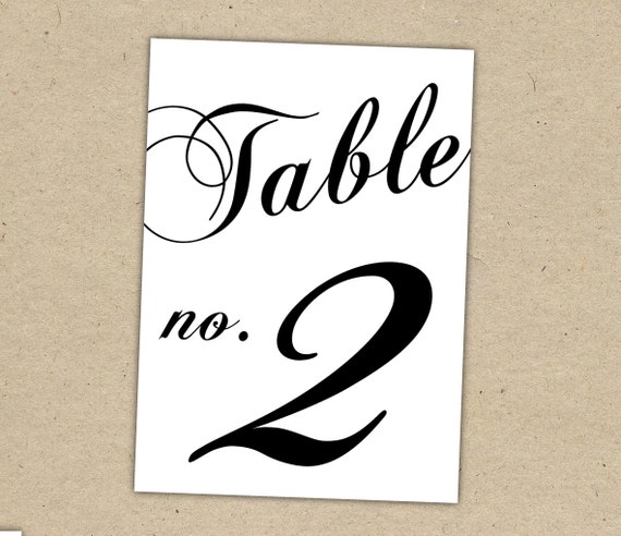 Table Numbers Instant Download 21 30 Classic Table By Westandpine When We Were Table Numbers Template