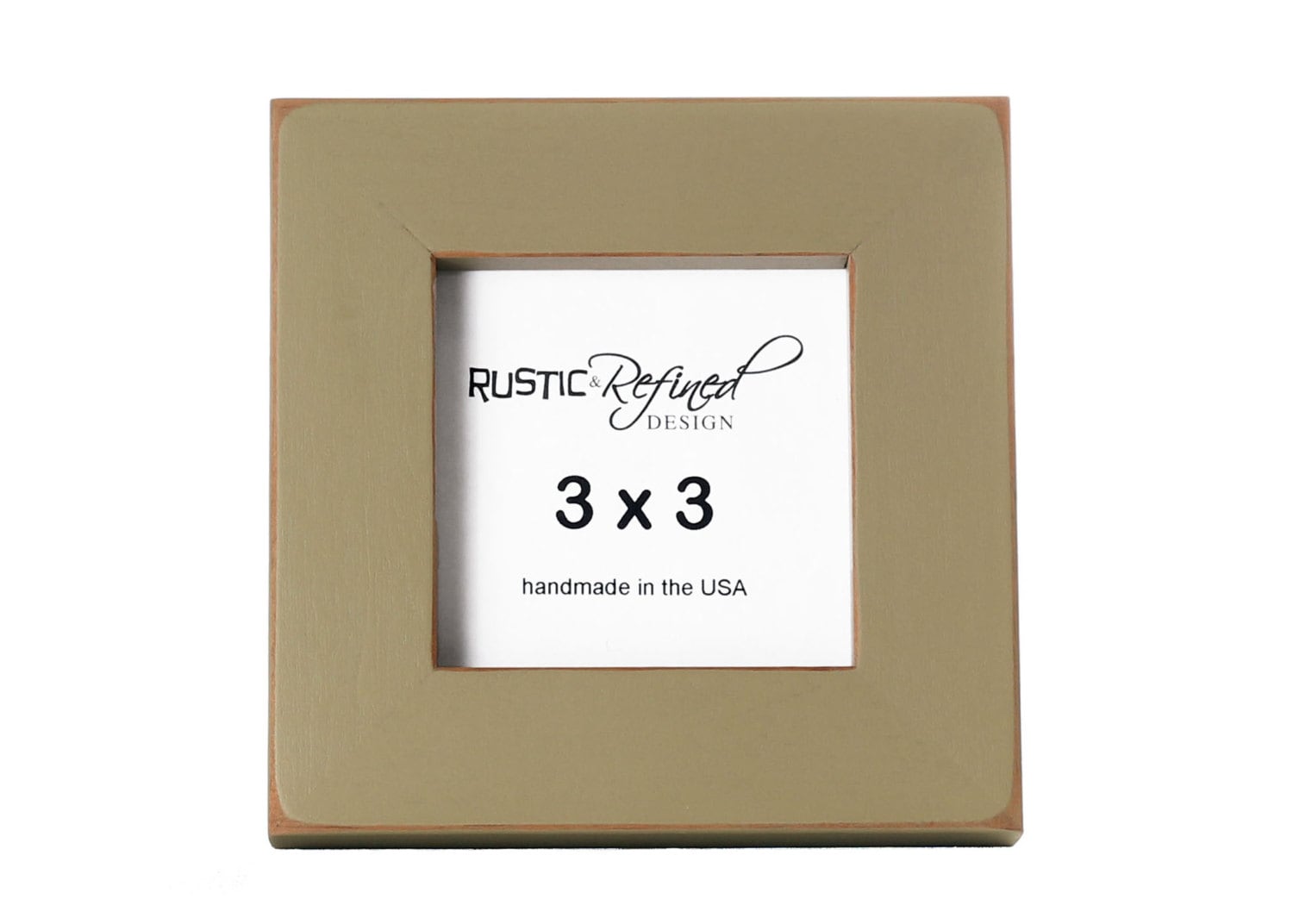 3x3 1 Gallery Picture Frame Olive Free Shipping