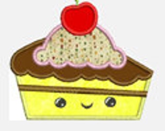 Cake...Embroidery Applique Design...Three sizes for multiple hoops...Item1569...INSTANT DOWNLOAD
