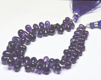 8mm - 11mm 25 Amethyst briolettes AMB002