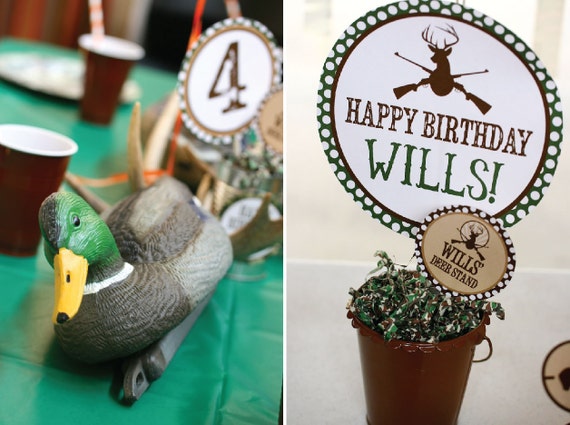 DIY, Deer Hunting Birthday PARTY PACK Il_570xn