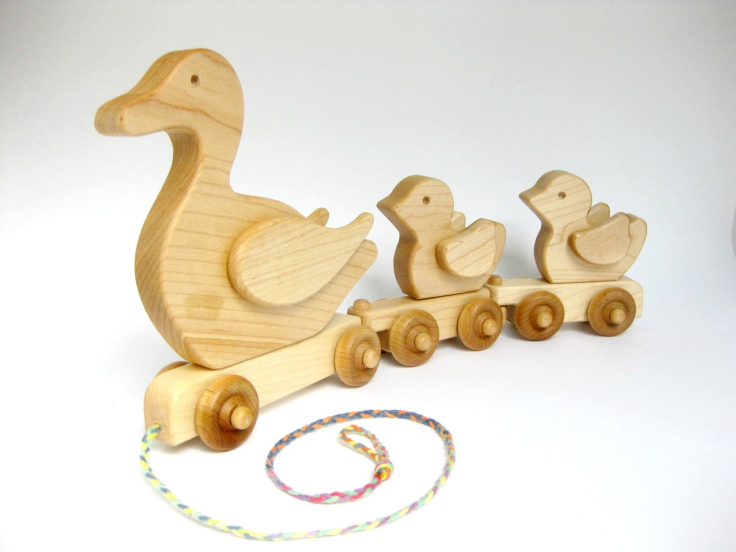 Wooden Ducks Pull Toy wood toddler toy
