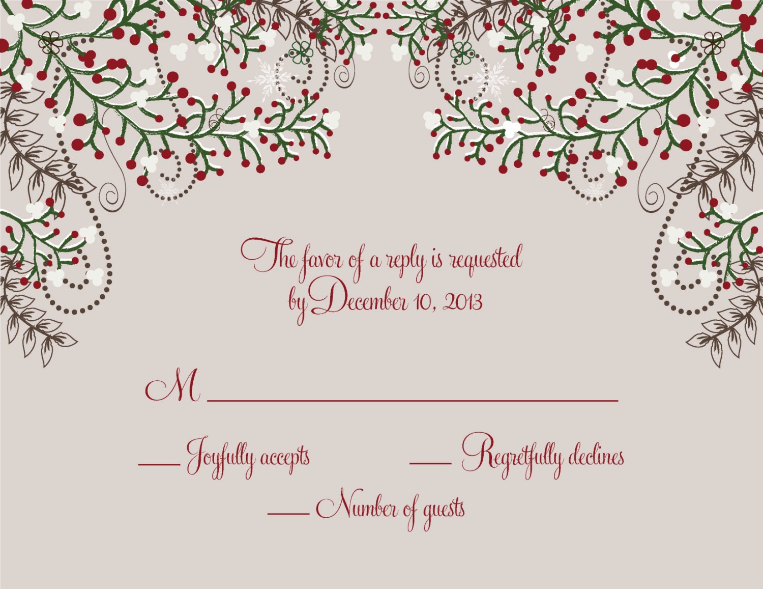 PRINTABLE Wedding Invitation Suite DIY by magnoliapapersandco