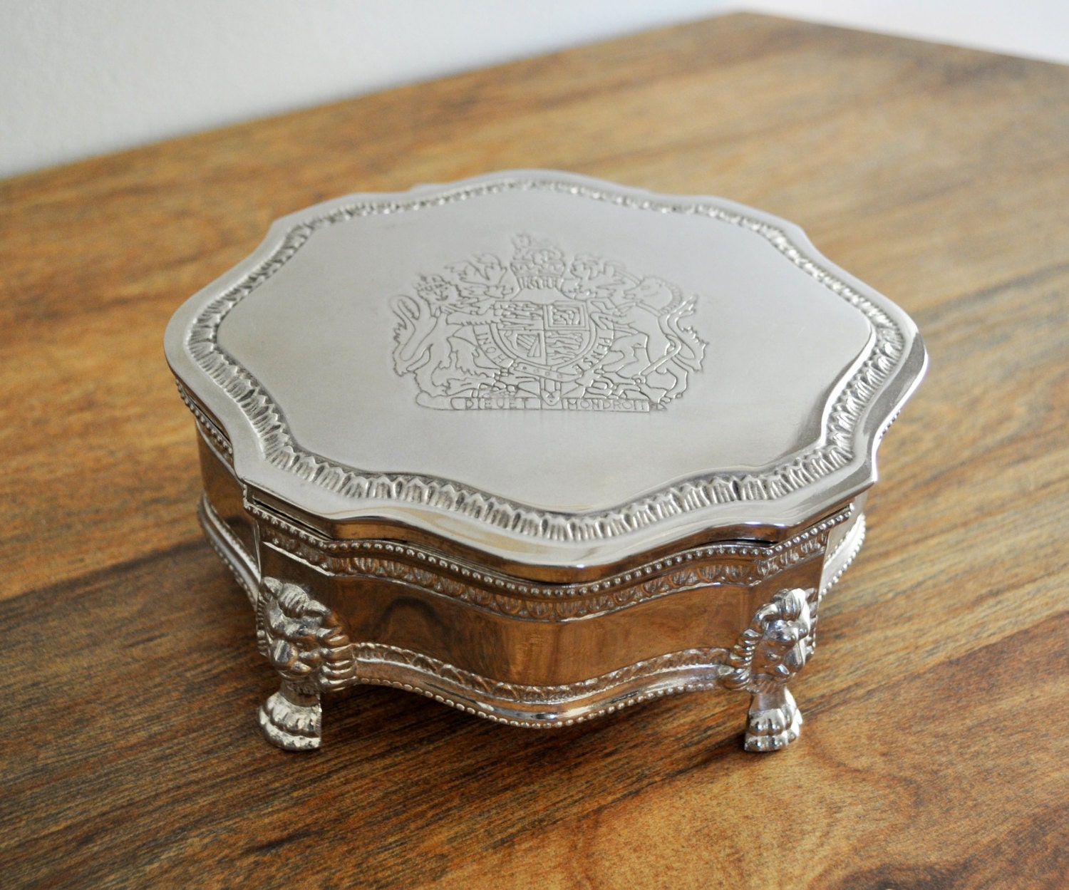 Silver Plated Jewelry Box