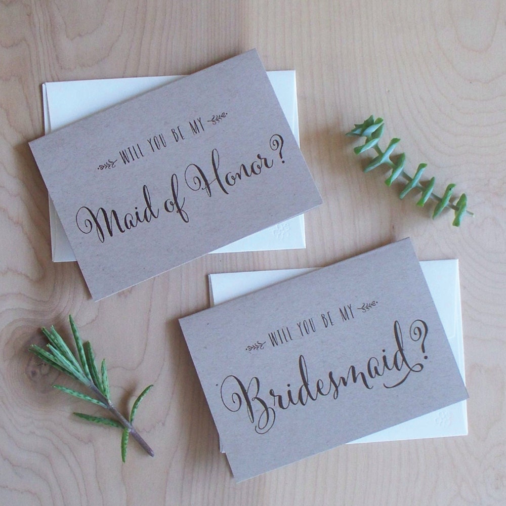 Will You Be My Bridesmaid Card Template