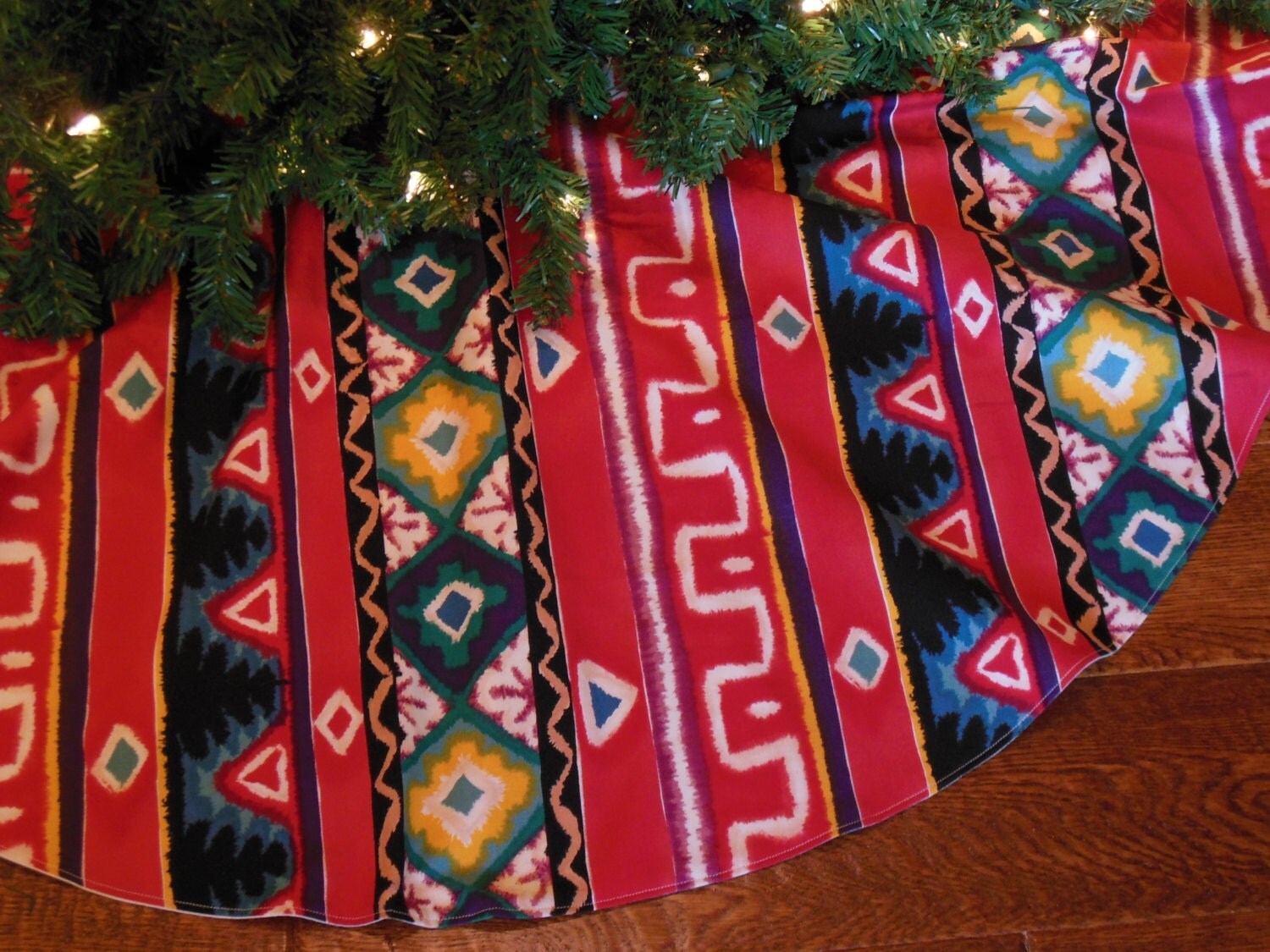 southwest christmas tree skirt ikat print tree skirt boho southwest christmas tree skirt ikat print tree skirt boho