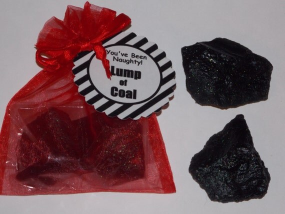 lump of coal soap favor with tag naughty or nice lump lump of coal soap favor with tag naughty or nice lump