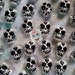 Handmade Economical Art Supply Clay Sugar Skull Cabs For Your Art Set of 20 Sugar Skull Crafts
