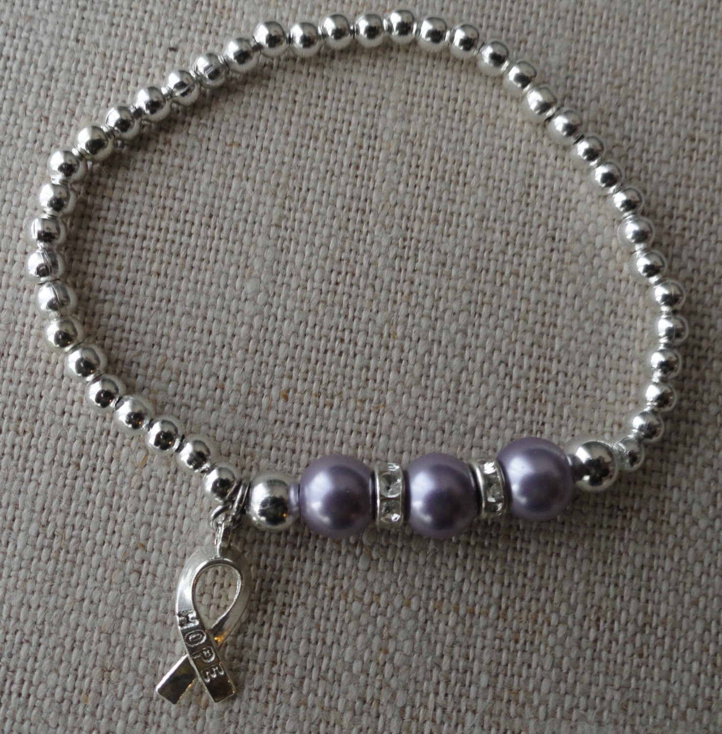 081 Testicular Cancer Awareness Bracelet by BraceletsByMarilyn