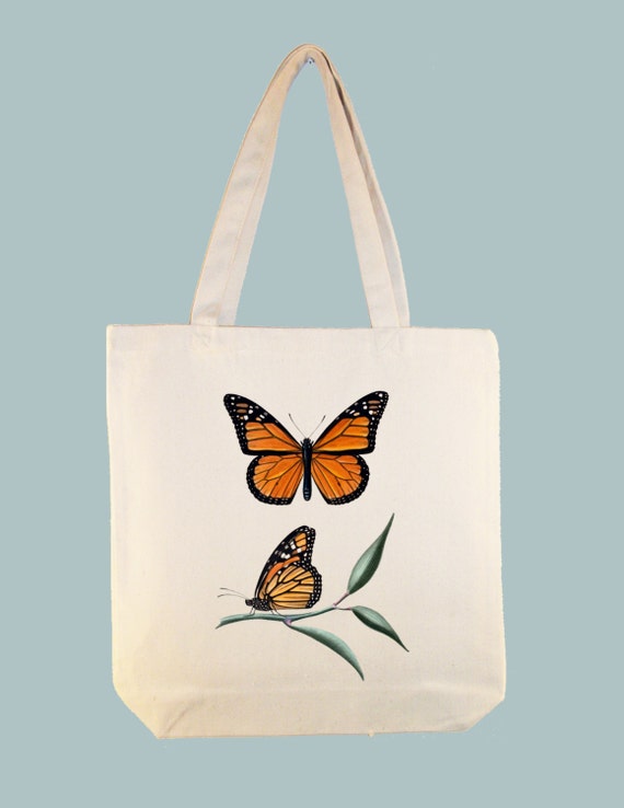 Stunning Vintage Monarch Butterfly Illustration by Whimsybags