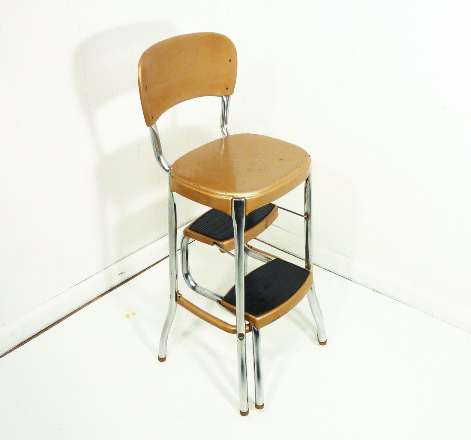 retro 50s vintage step stool kitchen stool chair