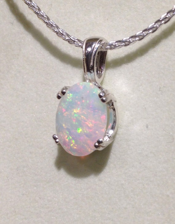 Ethiopian Opal Pendant Supersaturated Opal Pendant with