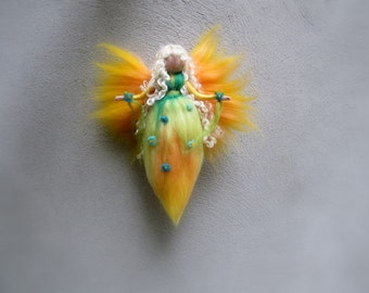 Carina Fairy needle felted and waldorf inspried