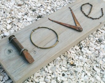 Salvaged Love Sign