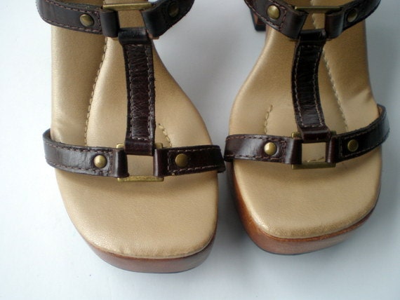 80s platform sandals
