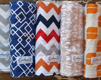 DESIGN YOUR OWN - Minky Baby Blanket or Chenille Baby Blanket - You choose from over 100 fabrics and size