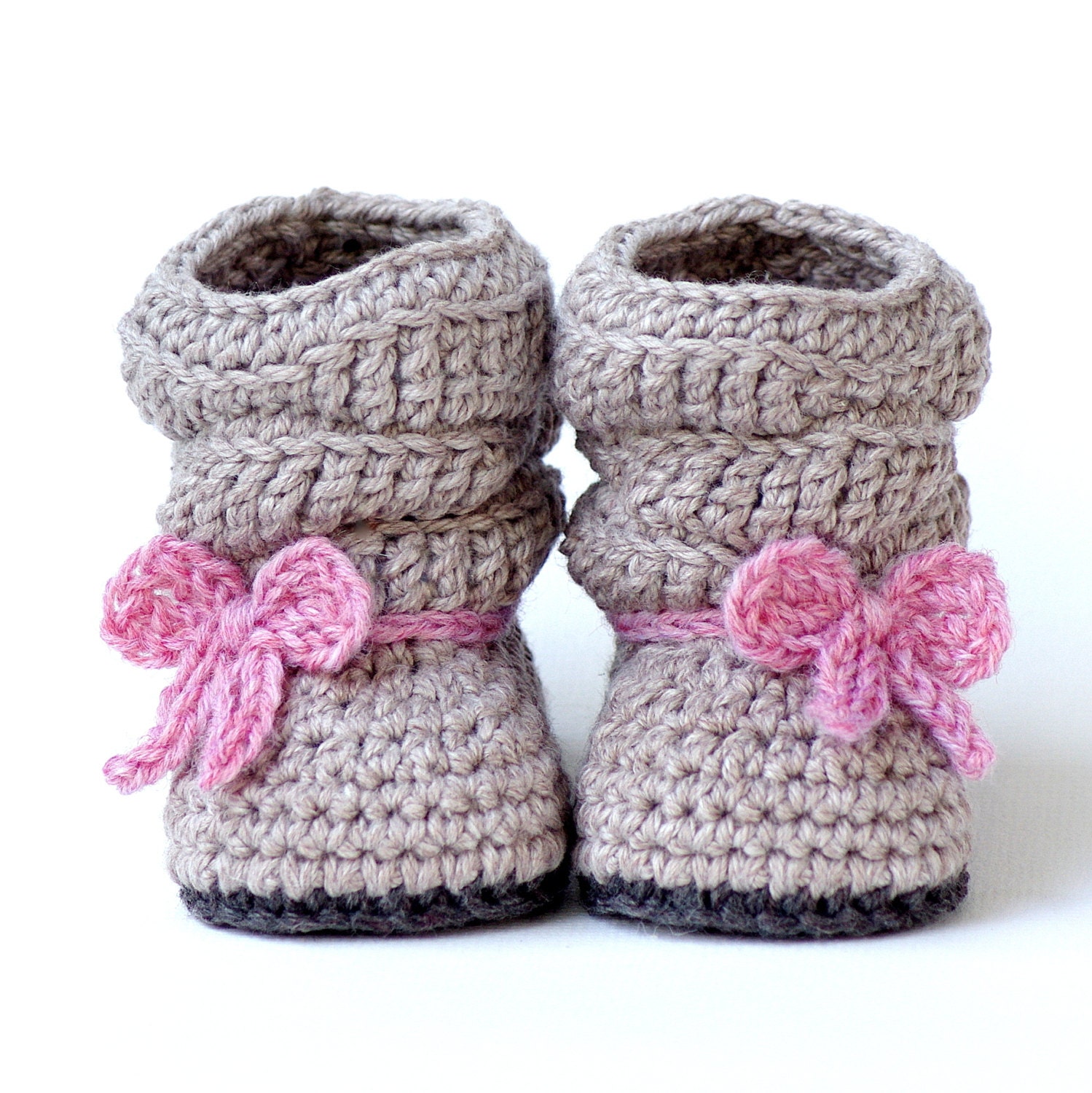 CROCHET PATTERN 217 Baby Slouch Boot Mia Boot by TwoGirlsPatterns