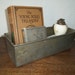 Vintage Metal Box Industrial Storage