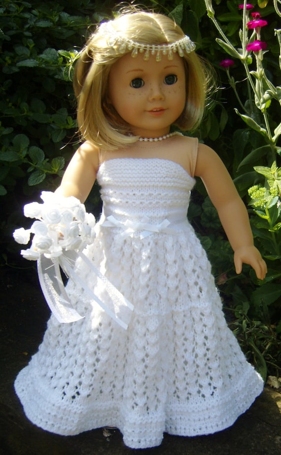 Doll's Crochet Wedding Dress Pattern