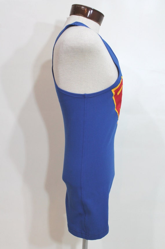 70s Wrestling Singlet Superman Unitard Halloween Costume