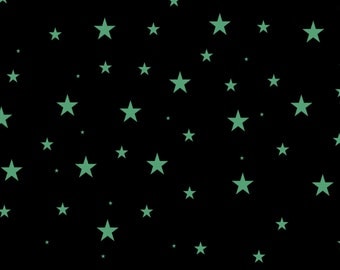 31, Stars, Glow-in-the-Dark, removable, wall decal