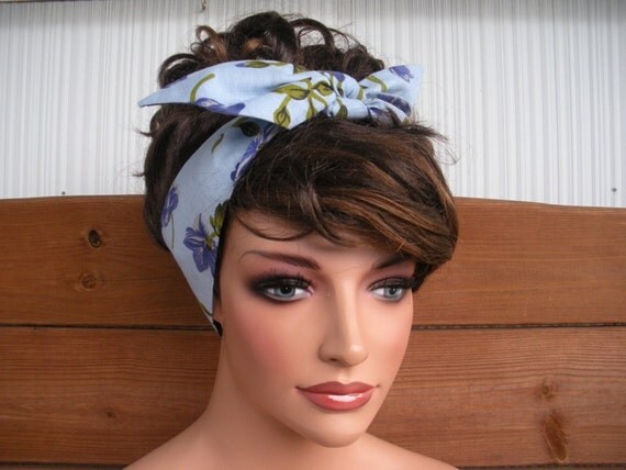 Fabric Headband Womens Dolly Bow Tie On by creationsbyellyn