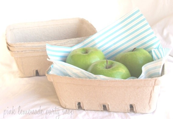 pulp baskets paper berry Weddings Party GReY Baskets 12 pulp Berry Showers paper Favors LaRGe