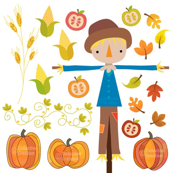 fall scarecrow clipart free - photo #41