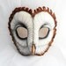 Barn Owl Leather Mask