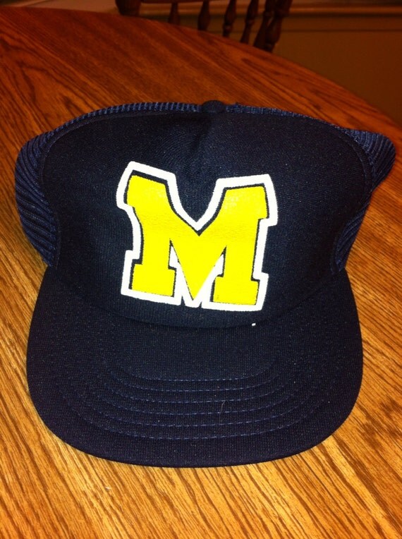 University of Michigan Vintage Trucker SnapBack Hat