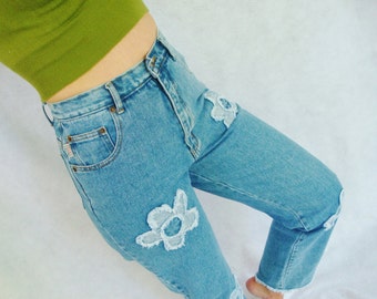 Popular items for hippie jeans on Etsy
