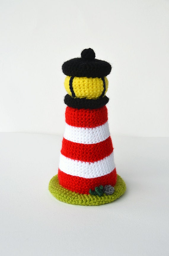 Lighthouse Crochet Pattern Lighthouse Amigurumi Pattern