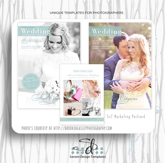 Wedding Template - Photography Marketing  5x7 Template - Your Dream Day