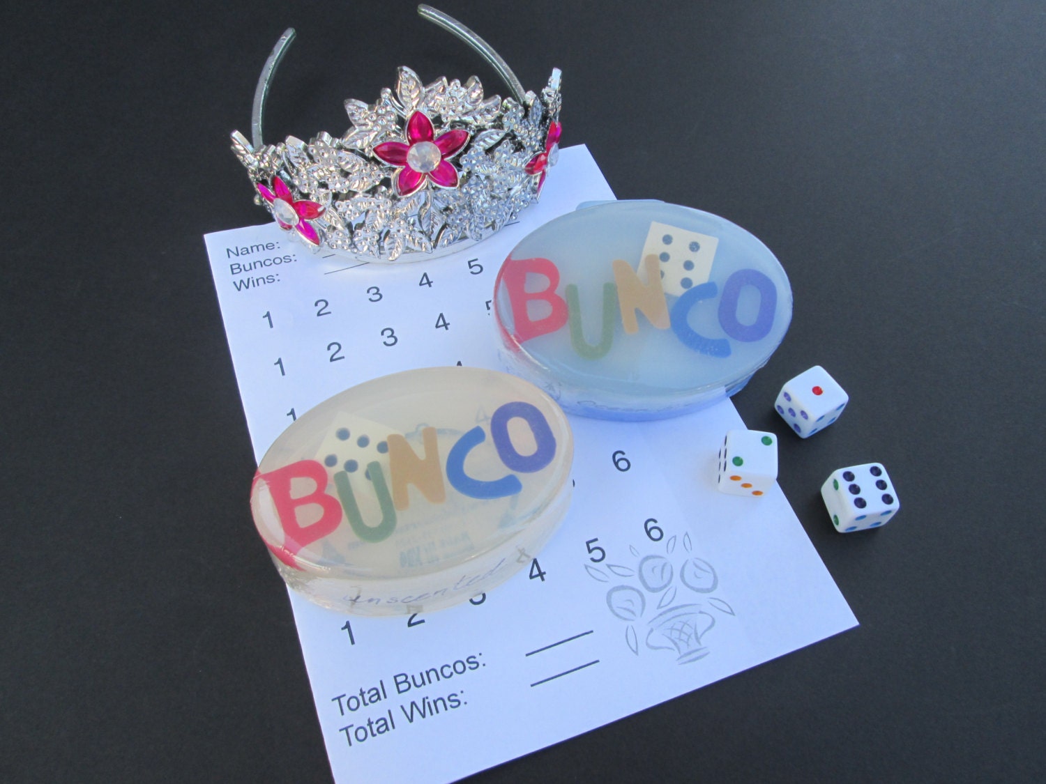 Bunco Party Prize Soap