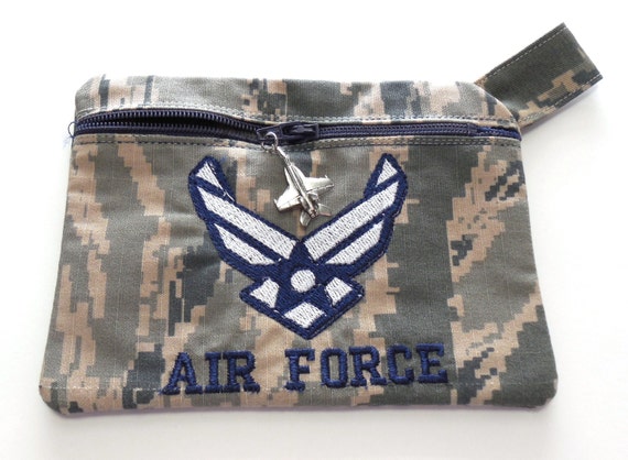 Gadget Purse Air Force ABU Cosmetic Bag by GabbysQuiltsNSupply