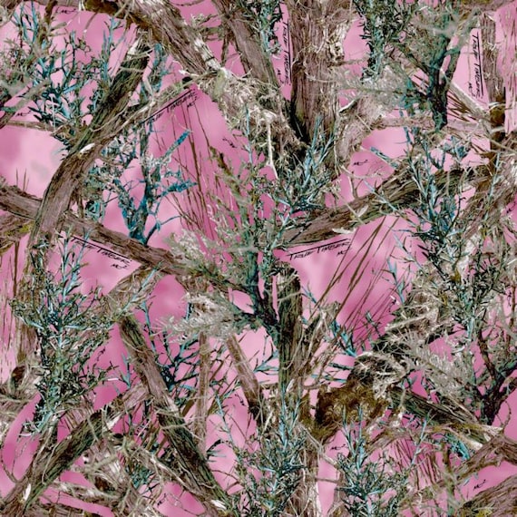 Pink Camo Fabric Camo Fabric Hunting Fabric by thebusybeequilting