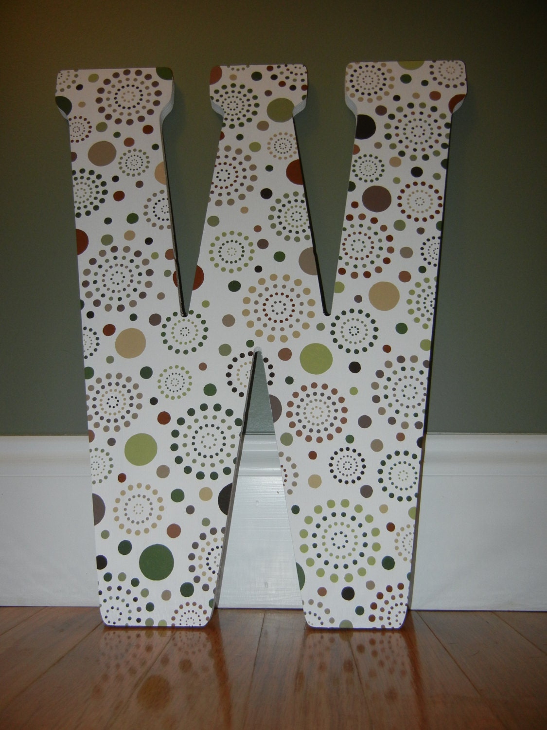 Wooden Letters Wall Art HandPainted Wall Art Custom