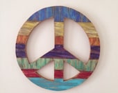Rustic Home Decor - Peace Sign Rustic Home Decor - Peace Sign