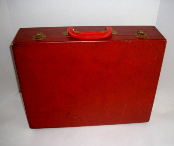 vintage hard briefcase